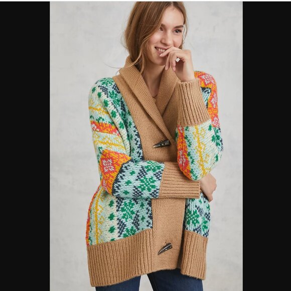 Anthropologie Carlotta Shawl Cardigan - Picture 1 of 16